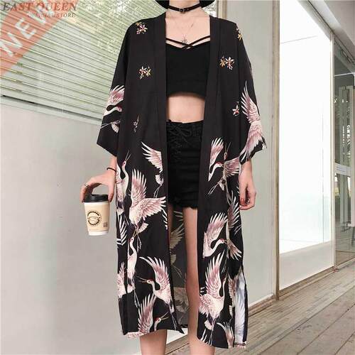 Kimono Cardigan Womens s And Blouses Japanese Streetwear