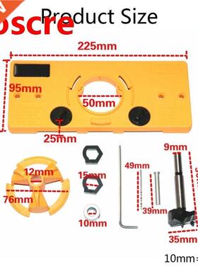 U50A Hinge Hole Opener Guide Sleeve Tool 15-35mm Multifuncti