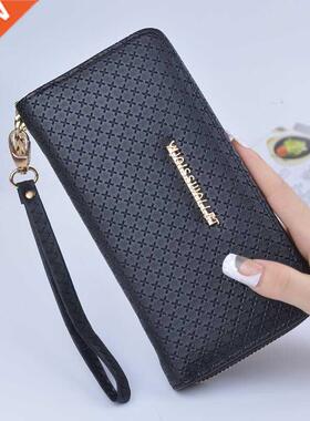 Ladies Zipper Purse Lge  Practical Hand Wallet Wom