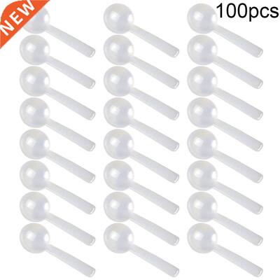 100pcs 1g Plastic Measuring Scoop Reusable Food Grade PP Mea