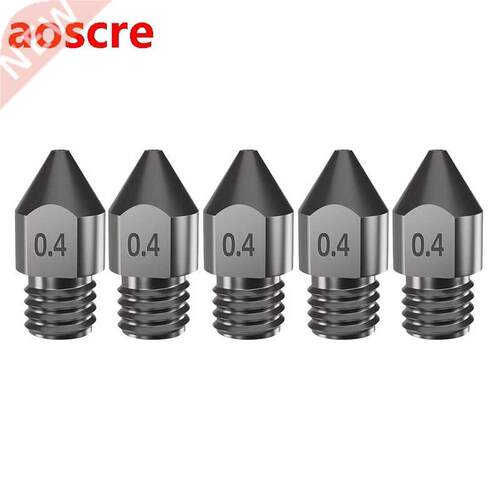 5 Pcs 0.4/1.75mm Thread Extruder Super Hard and Wear-Resista