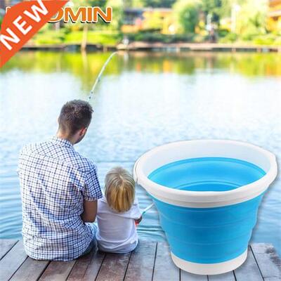 HOOMIN Car Wash Bucket Round Bathroom Kitchen Bucket