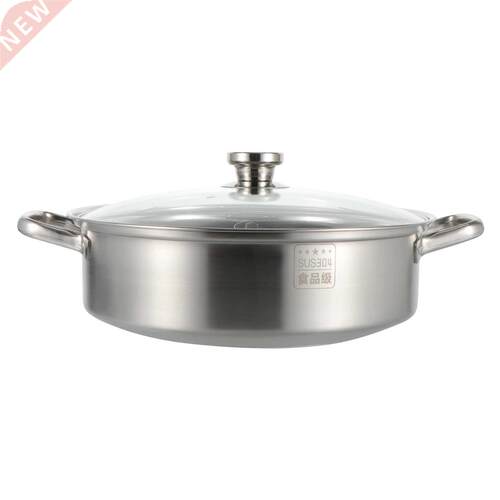 Two-flavor Hot Pot Kitchen Cooking Pot Stainless Steel Pot