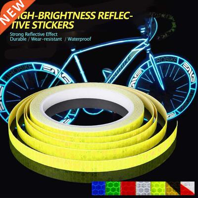 2cm*8m Bike Reflective Stickers Night Reflective Safety Warn