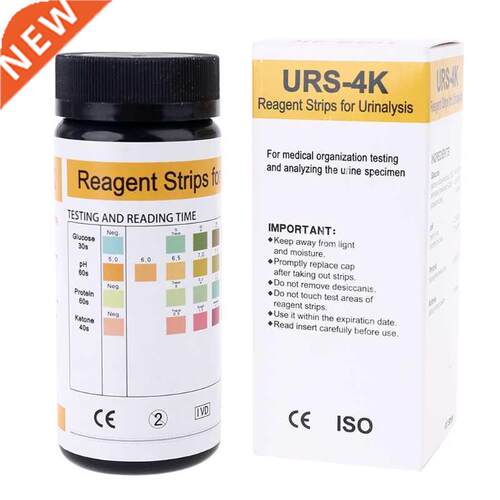 100 PCS pH Glucose Protein Ketone Urine Test Strip Paper Re