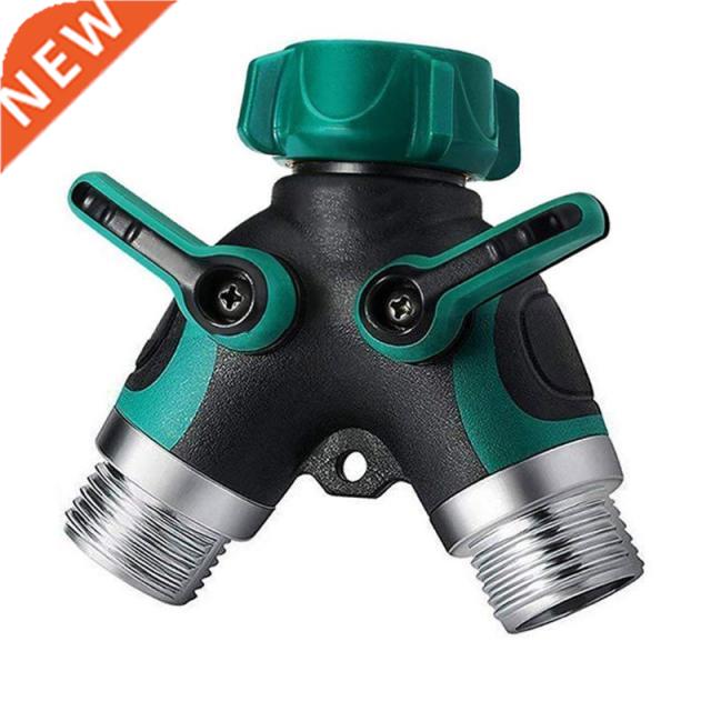 2 Way Heavy Duty Garden Tap Y Hose Splitter Connector Distri