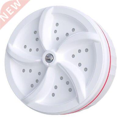 Mini Turbine Washing Machine White Portable Washer Powered