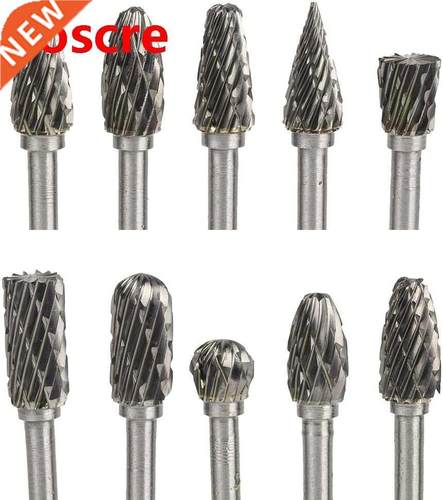 Tungsten Carbide Rotary Files Set,10pcs Rotary Accessories 1