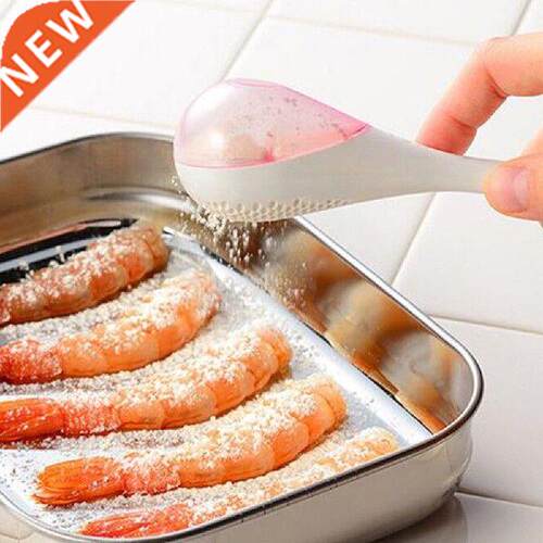 1 Pcs Long Handle ng Scoop Plastc Spce Spoon