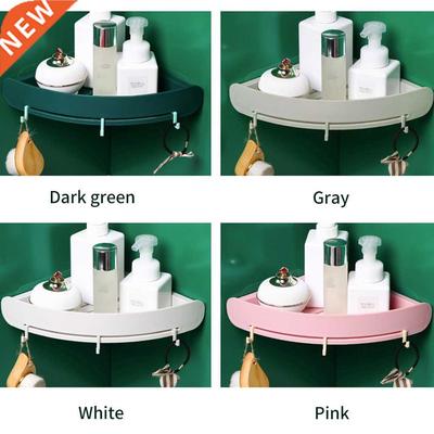 Plastic Bathroom Shelf Organizer Snap Up Corner Shelf Caddy