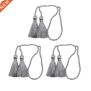 3pcs Tassel Ropes Curtain Tieback Office Home Decor Bandage
