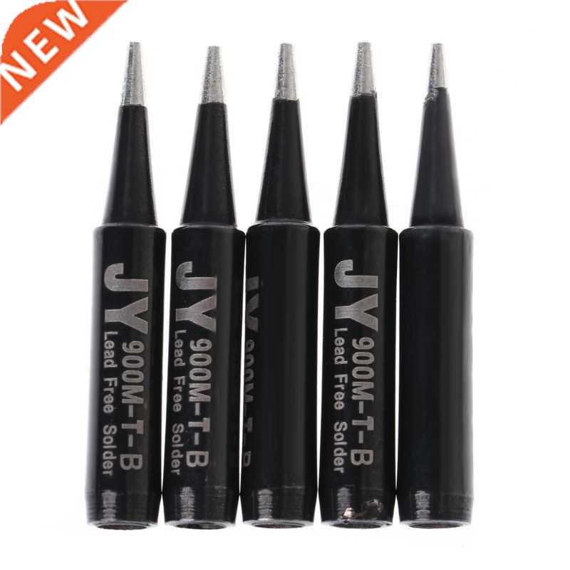 5 Pcs Lead Free Replacement Iron Tips 900M-T-B For Hakko Sai
