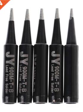 5 Pcs Lead Free Replacement Iron Tips 900M-T-B For Hakko Sai