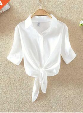 Casual Tops Short Sleeve Solid Top Blouses Shirts 2018 Top S