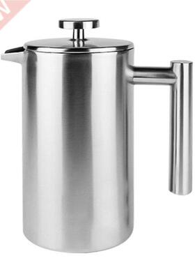 Stainless Steel Coffee Pot French Coffee Press for Coffee, T