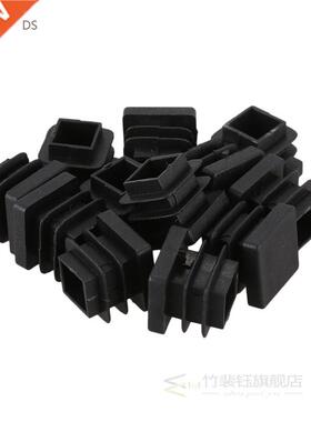 Quality 12 Pcs 15mm x 15mm Plastic Square Caps Tube Pipe Ins