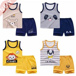 Baby Boy Clothes Casual Tracksuit Pure Cotton Clothing Summ