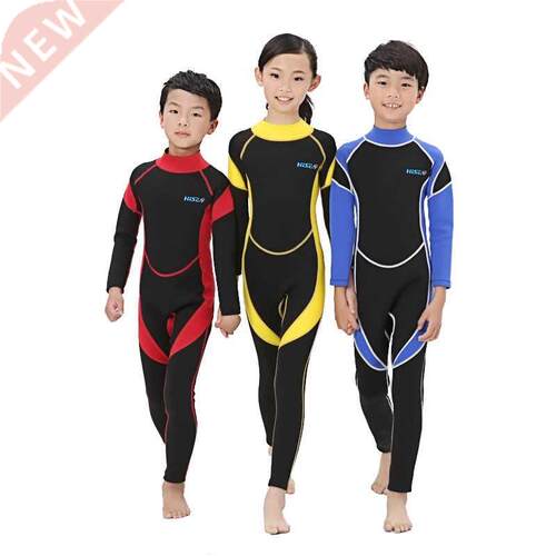 2.5MM Neoprene Wetsuits Kids Swimwears Diving Suits Long Sle