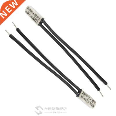 10 Pcs Bimetal Temperature Control Switch Thermostat 80C N.C
