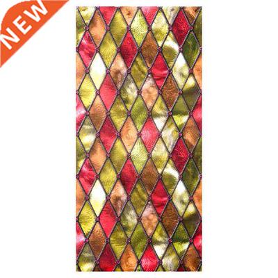 Window Glass Film Cling Stained Privacy Rainbow Static