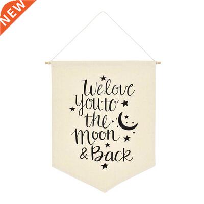 Ornaments Nursery Gift Alphabet Hanging Pennant Early