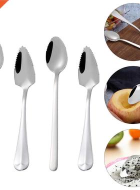6pcs Baby Fruit Scraper Spoons Fruits Mud Scraping Spoons