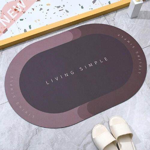 Bath Mat Super Absorbent Floor Mat Quick-Dry Bathroom