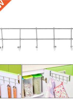Hooks Shelf Over Door Clothing Hanger Rack Cabinet Door Loop