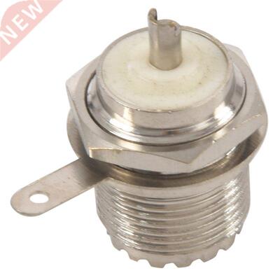 UHF Female SO239 Jack Bulkhead Solder Panel Mount RF Straigh