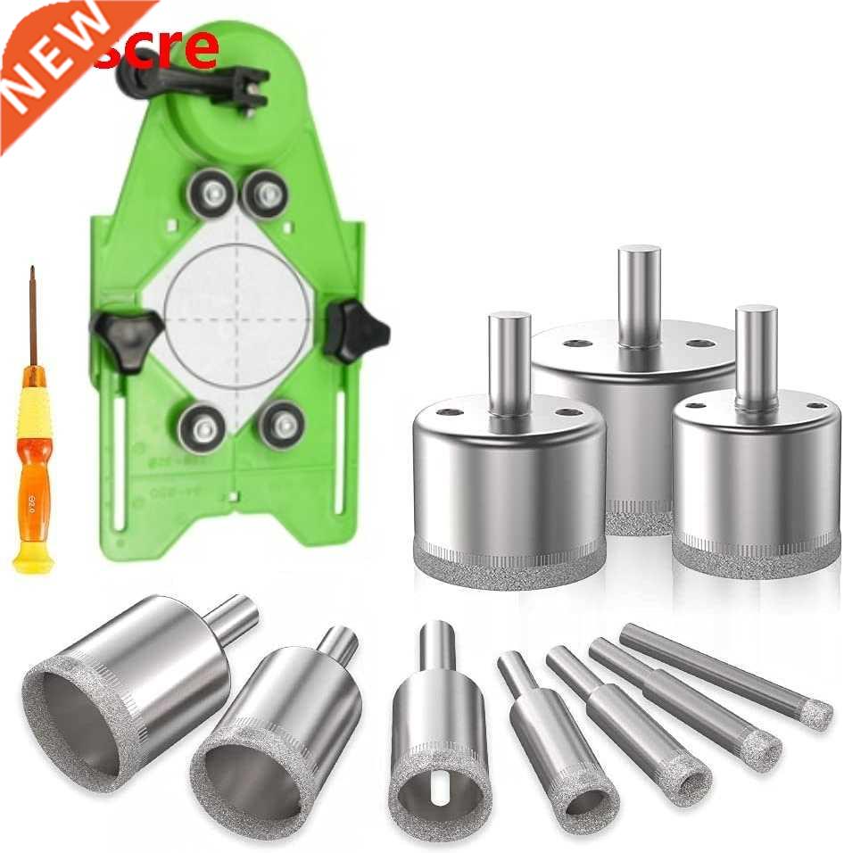 Diamond Drill Bits, 12Pcs Hollow Drill Hole Locator Saw Set