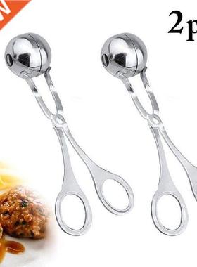 2pcs Convenient Meatball Maker Stainless Steel Stuffed