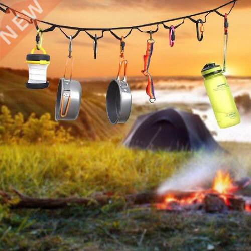 Outdoor Camping Lanyard Hanger Campsite Storage Strap For