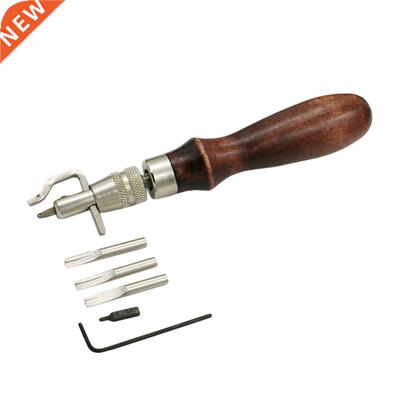5 in 1  Leather Craft Adjustable Stitching Groover Crease