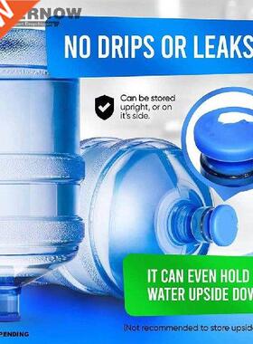 3/5 Gallon Water Bottle Snap On Lids Non Spill Reusable