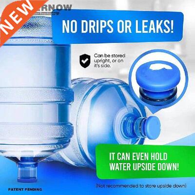 3/5 Gallon Water Bottle Snap On Lids Non Spill Reusable