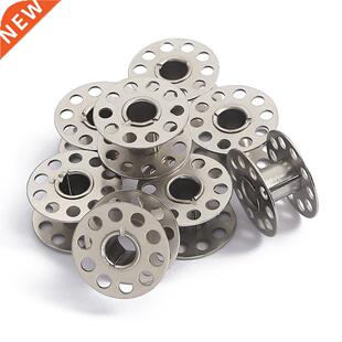 10Pcs Metal Bobbins Spool Sewing Craft Tool,Plastic Sewing M
