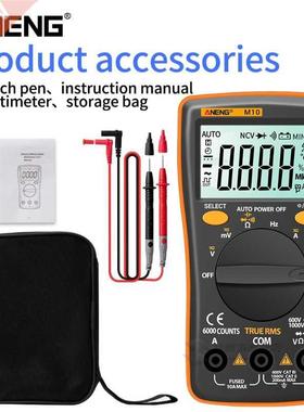 M10 Digital Multimeter Transistor Tester og 6000 counts Mult