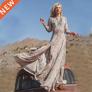 summer beach dresses bohemian style dress ladies连衣裙女夏季