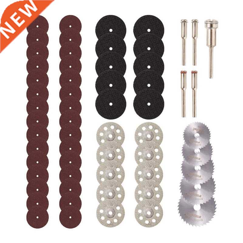 60Pcs Cutting Wheel Set 1/8 inch Shank Diamond Cutting