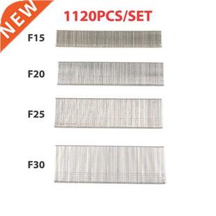 1120Pcs F15-F30 Nail Gun Brad Nails Stapler Nailer For