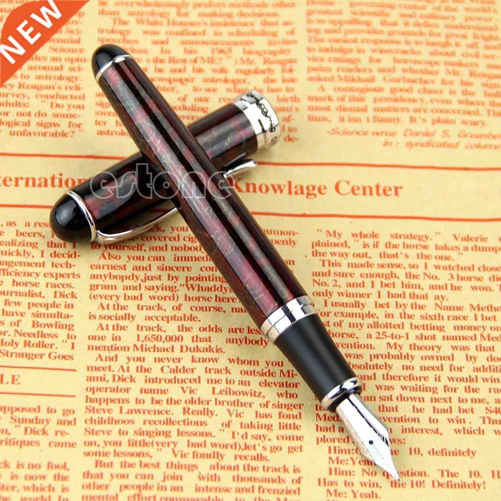 JINHAO x750 Lava Red Medium Nib Fountain Pen Nice Gift Drop