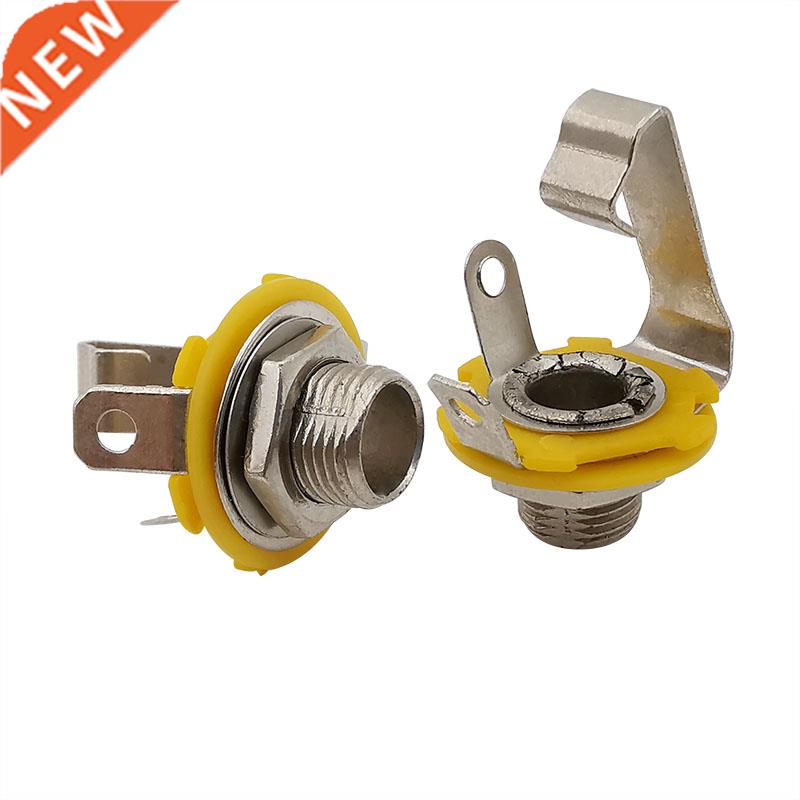 5Pcs 6.35 2 Pole Feale Audio ono Jack Socket Solder Conn