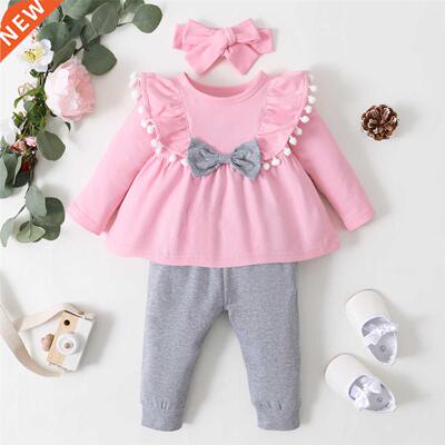 3M-24M Newborn Baby Girl Clothes Set Toddler Girl Outfits Fa
