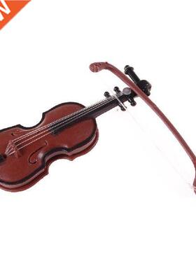Figurines Plastic Mini Violin Dollhouse Crafts Music