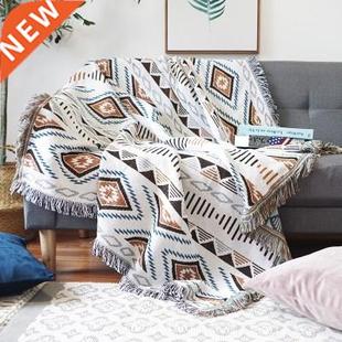 Geometric Blanket Aztec Sofa Cover Stylish Nordic Bedspreads