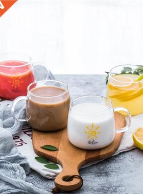 450ml Cler Het-resistnt Te Beer Mug Juice Cup Coffee Cup