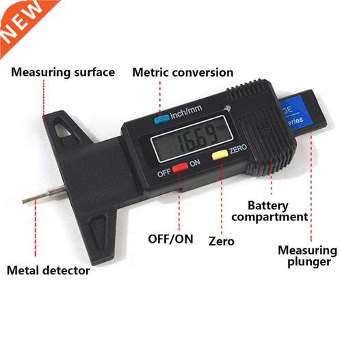 Car Tire Tyre Tread Depth Tester Gauge Meter Measurer For M