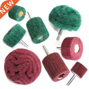 8PCS Non Woven Abrasve Buffng Polshng Wheel Drll Attach