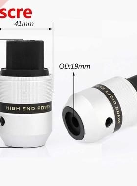 Preffair 083A C19 Aluminum metal 24K Gold Plated Audio Power