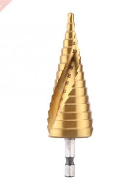 4mm-32mm HSS Spiral Grooved Step Drill Drills Bit High Speed